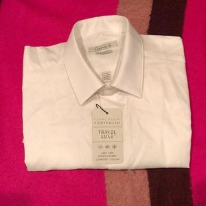 Perry Ellis Portfolio Travel Lux Dress Shirt